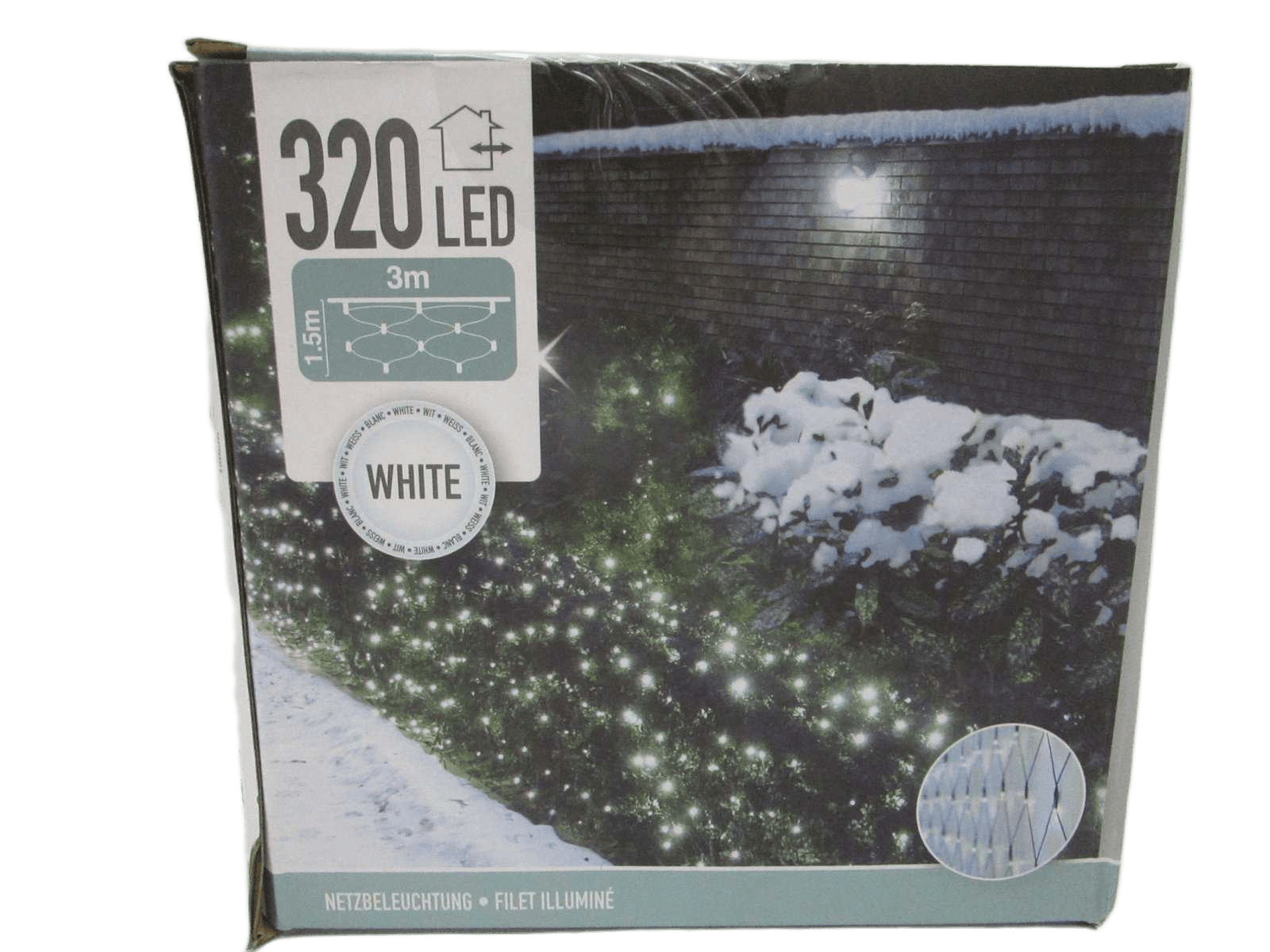 Chain 320 Led White Cold Exte