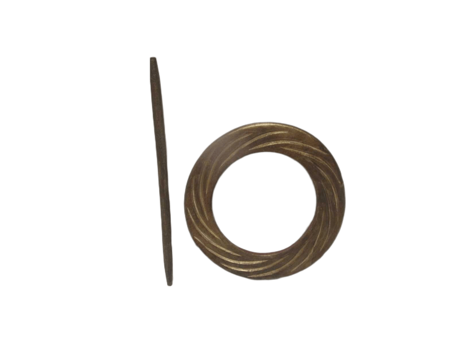 Wooden Round Embrasse Each Pc In Pvc And Headed 1cl=