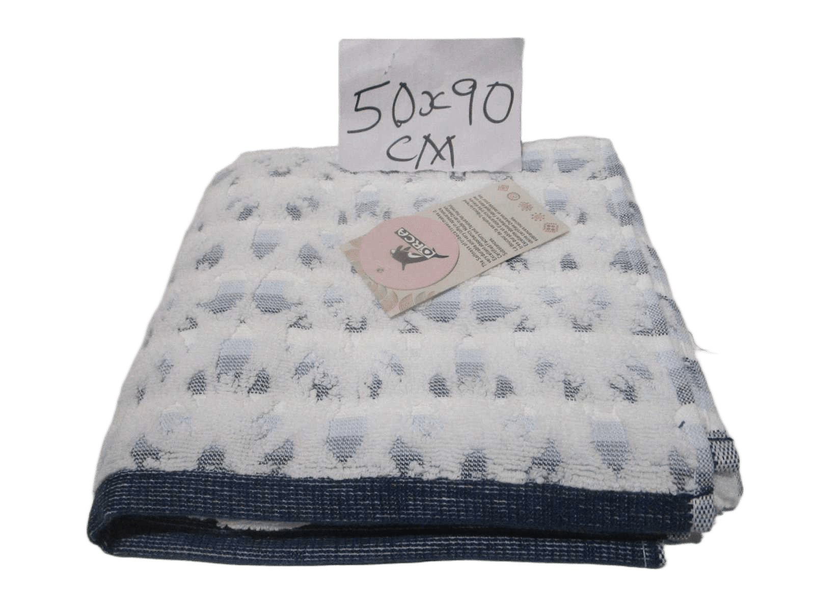 Towel Tribeca - Plain Dyed Jacquard Towel - Duble Ply 2/20 - 550 Gsm - Carded Cotton - Polyester Insert