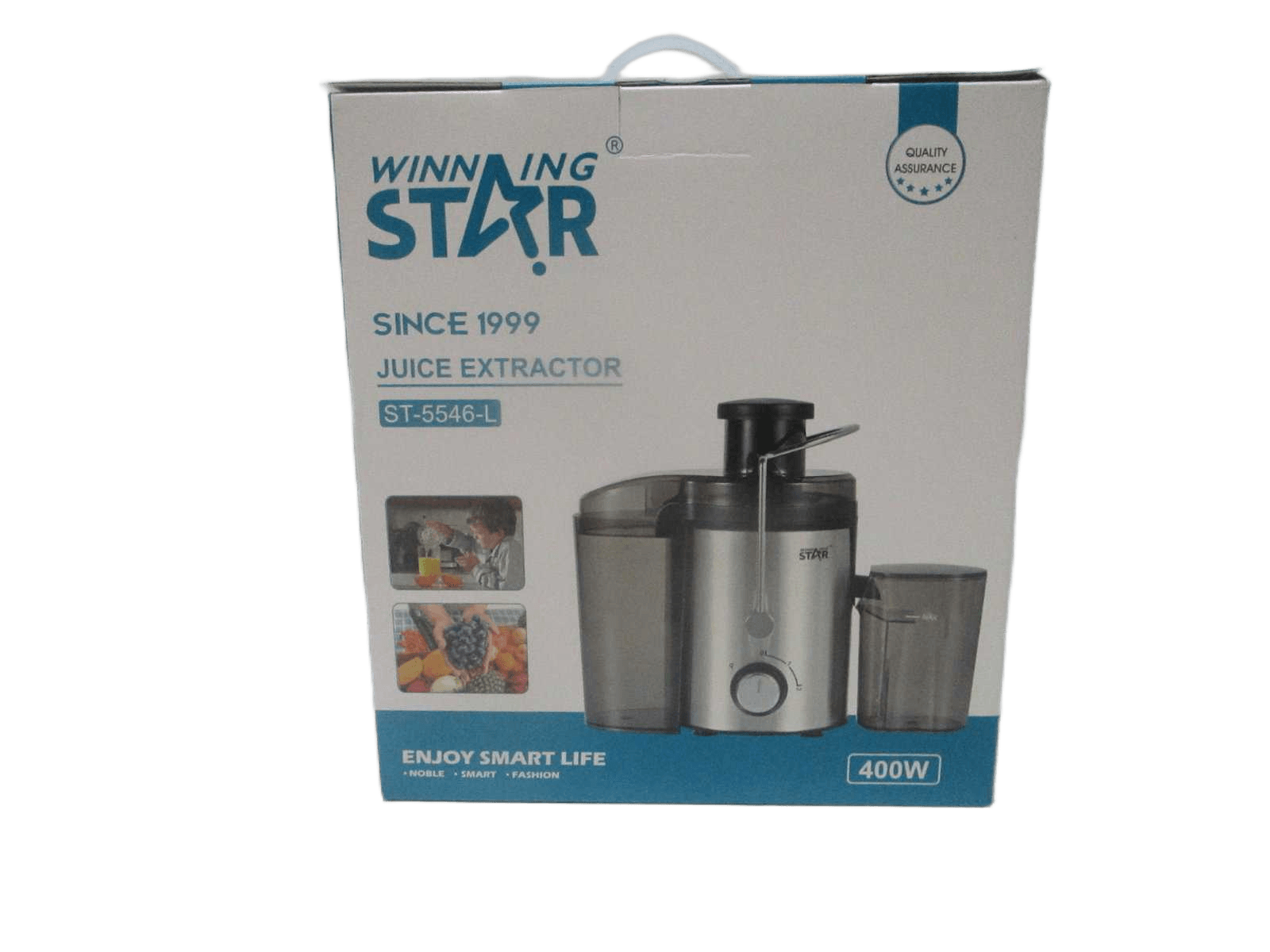 Juicer Extractor Voltage:ac 220v-240v,50/60hz Output:400w Capacity:800ml Juice Cup:500ml Copor Motor:19000rpm 4 Bladeds(304 Steel) Material:as Abs Overheating Protection Size:265*190*275mm Black Size:265*190*275mm