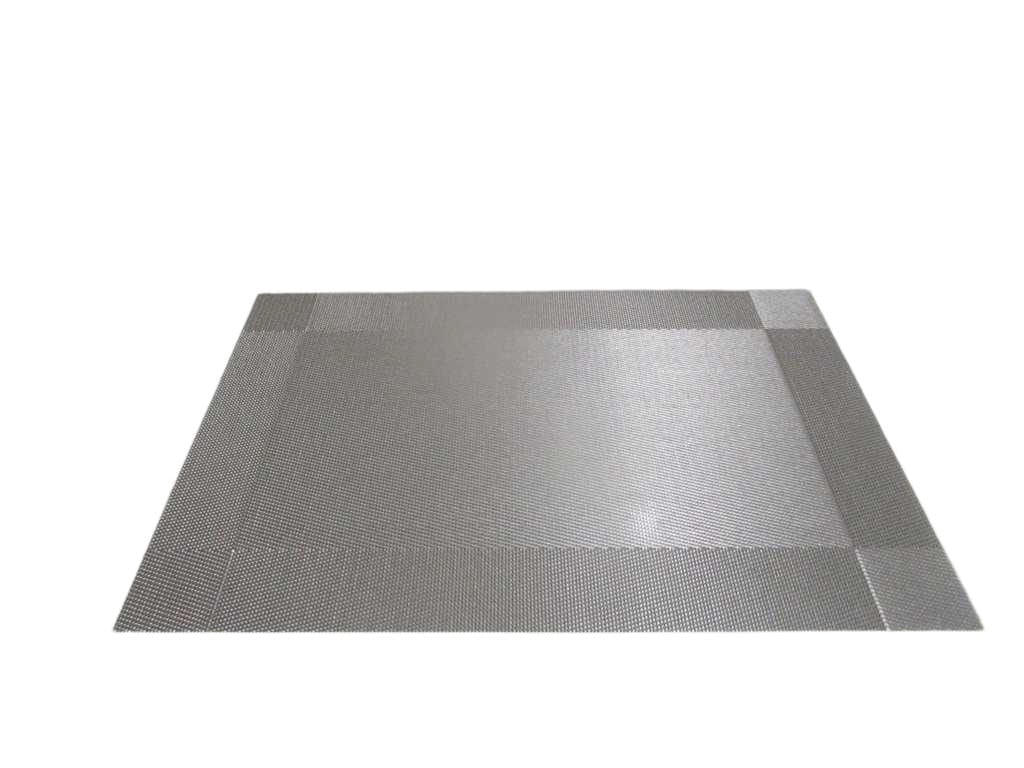 Placemat Pvc 75g 12pc Opp Bag, 72pc In 1 Box Gray 30x45