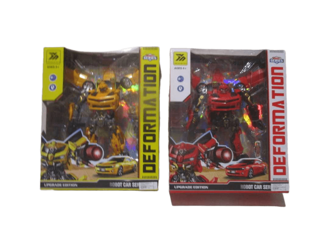 Transform Robot Car 2 Models Assorted Color Box 43*35*13cm