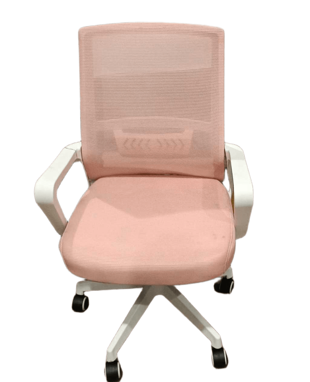 Children Chair Pink Pp With Mesh Backrest+armrest+mesh Foam Plywood Seat+gas Lift+ Plastic Base+plastic Wheels