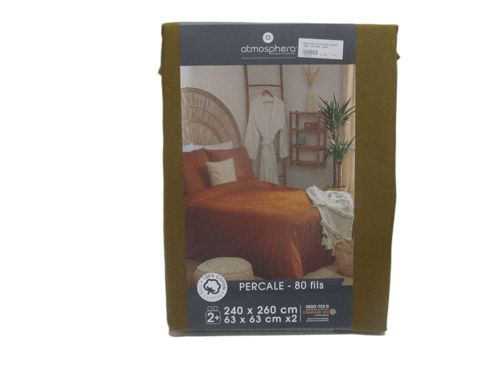 Sheet Set Solid Perc Oc260x240