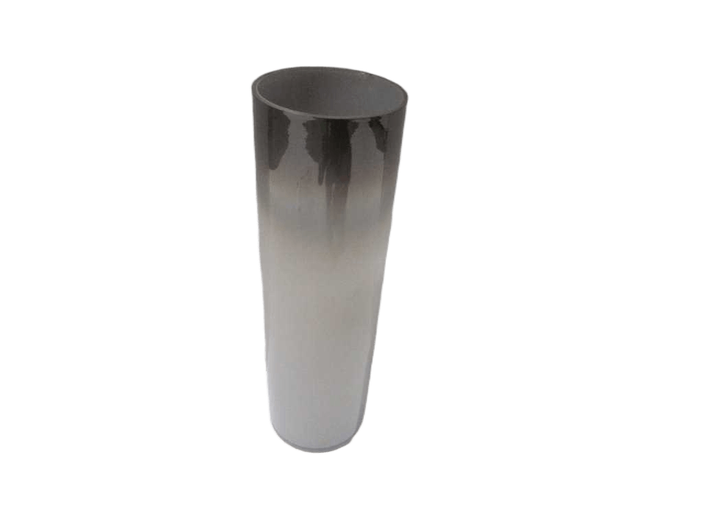 Vase Glass Smoke/White Gradient White And Smoke 18*60