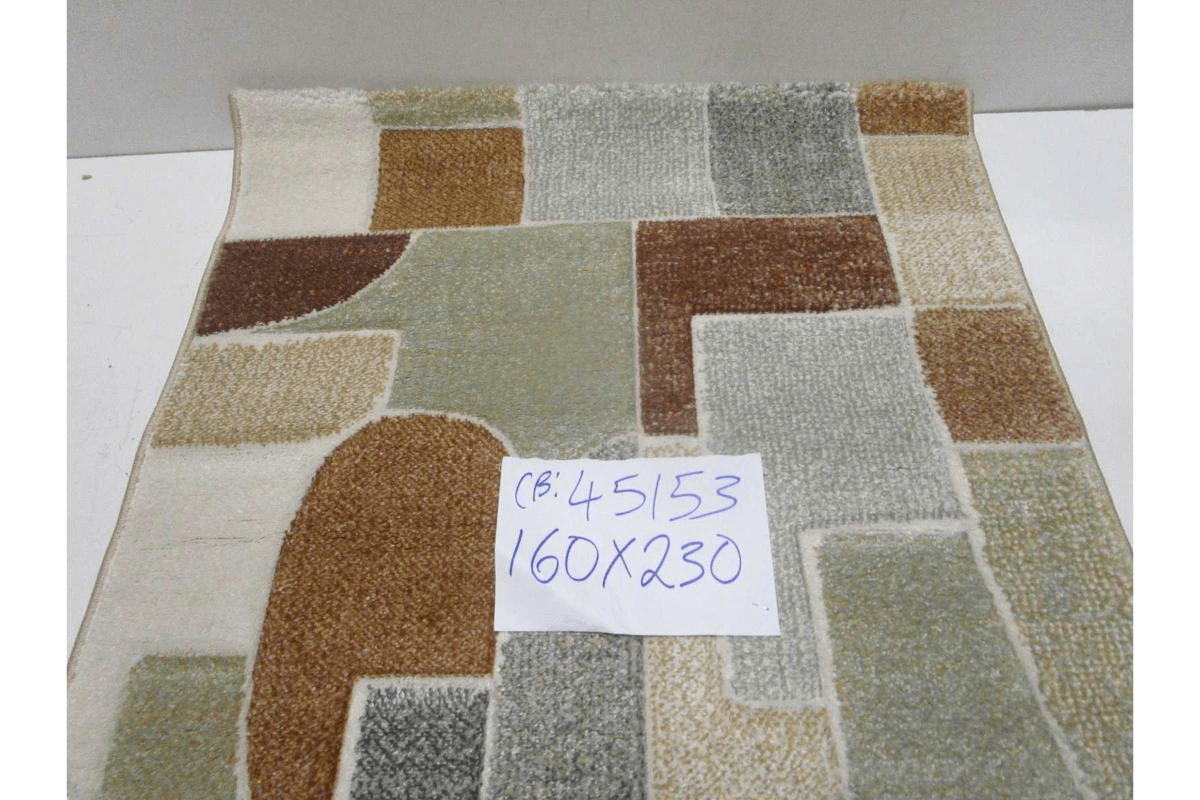 Carpet 020 Cubic (Aura V77) 243.200 Points 10mm Pile Height Pp + Headset Hand Carved 2.200 G/Sqm Pp Frize 160x230 Cm