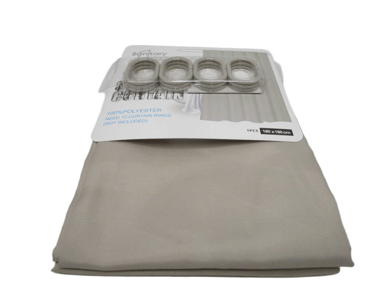 Shower Curtain Taupe180*180