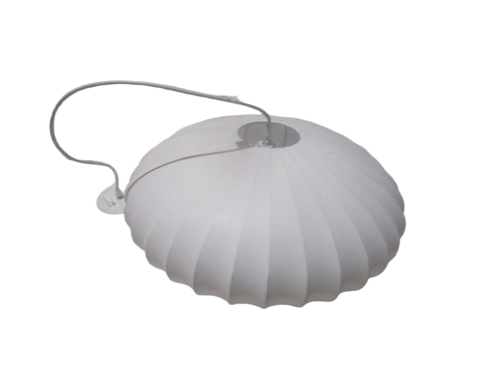 Ceiling Light White Silk/Iron 50x50x22