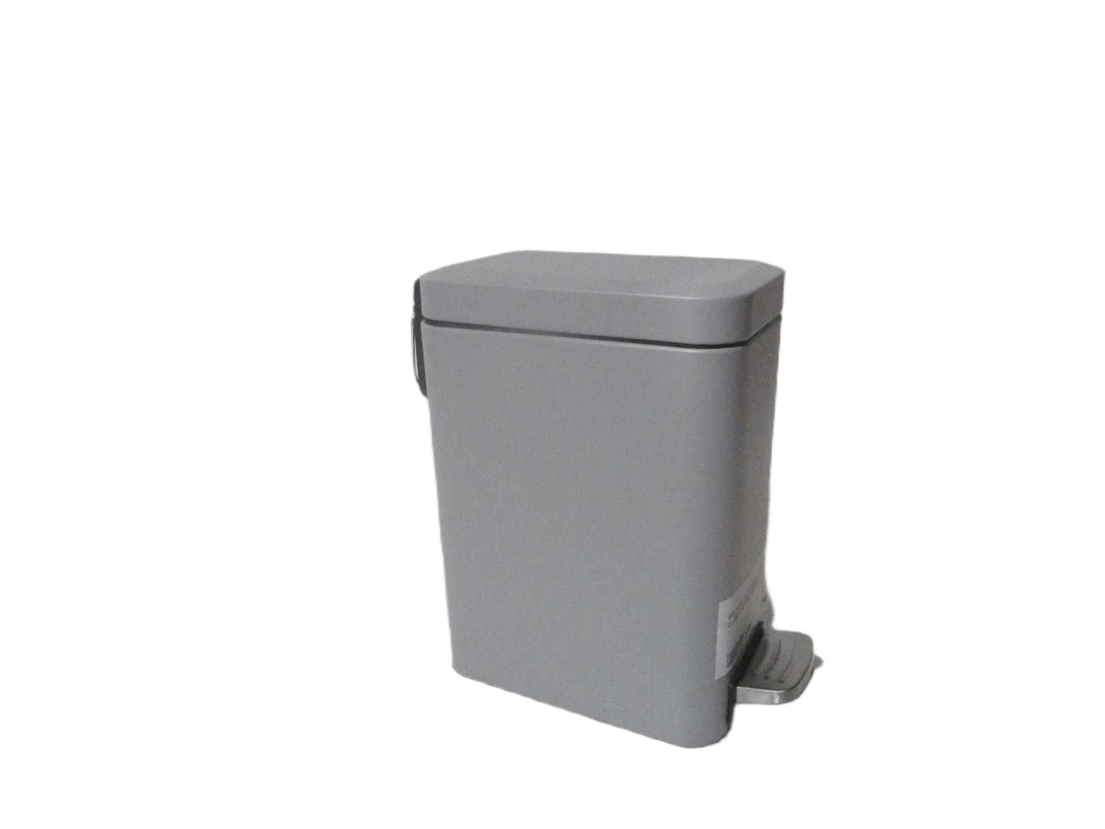 Bin Pedal 5l Rectangle W. Soft Close Grey