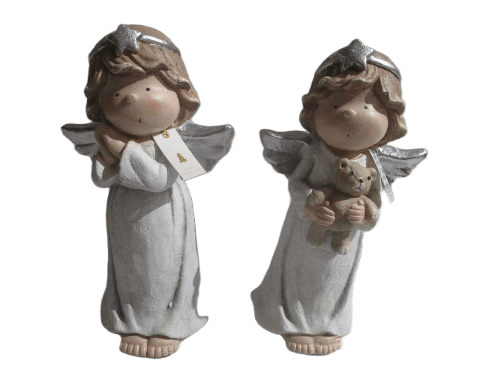 Angel Standing 2ass Silver