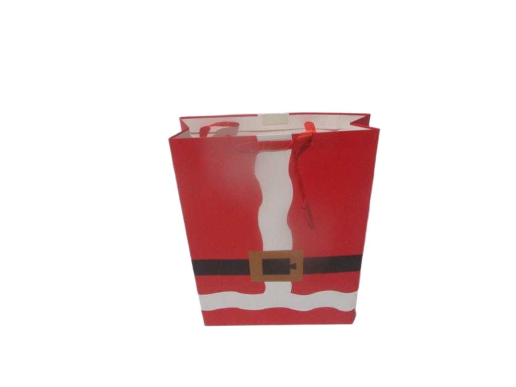 Gift Bag Santa Glitter Big