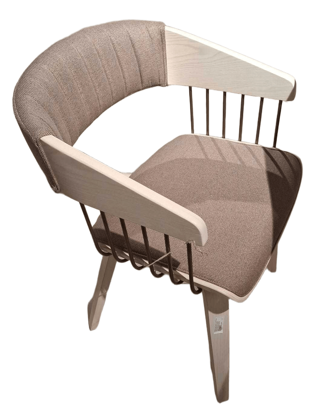 Dining Chair Truffle 510pcs/Hq Fabric+bentwood+iron( Color:antique Copper ) 24 Wl100 Wood+textile Heritage 0591-1048 W51*d55*h78.5 Sh:48.5