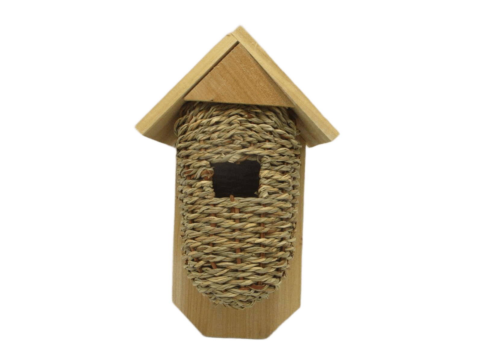 Birdhouse Wood And Sea Grass