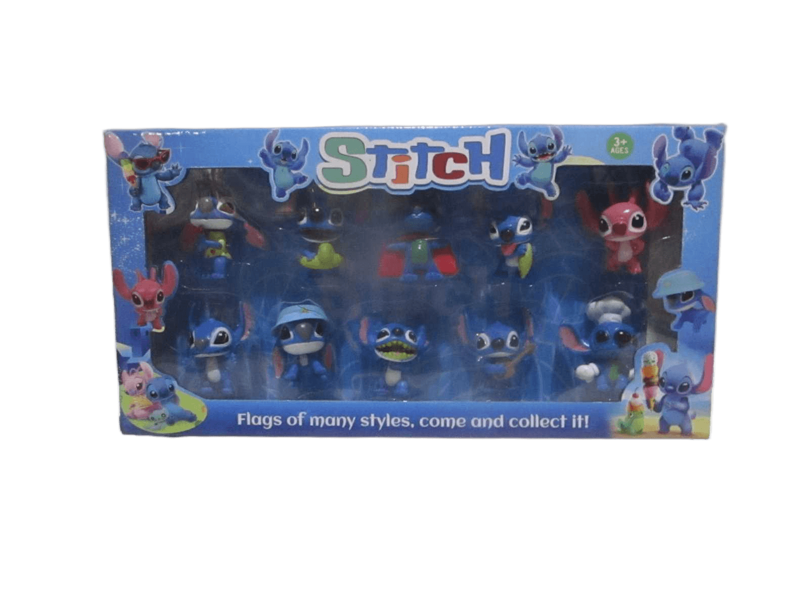 Stitch 10 Inside Pvc Packing:display Box As Sample H5-6"