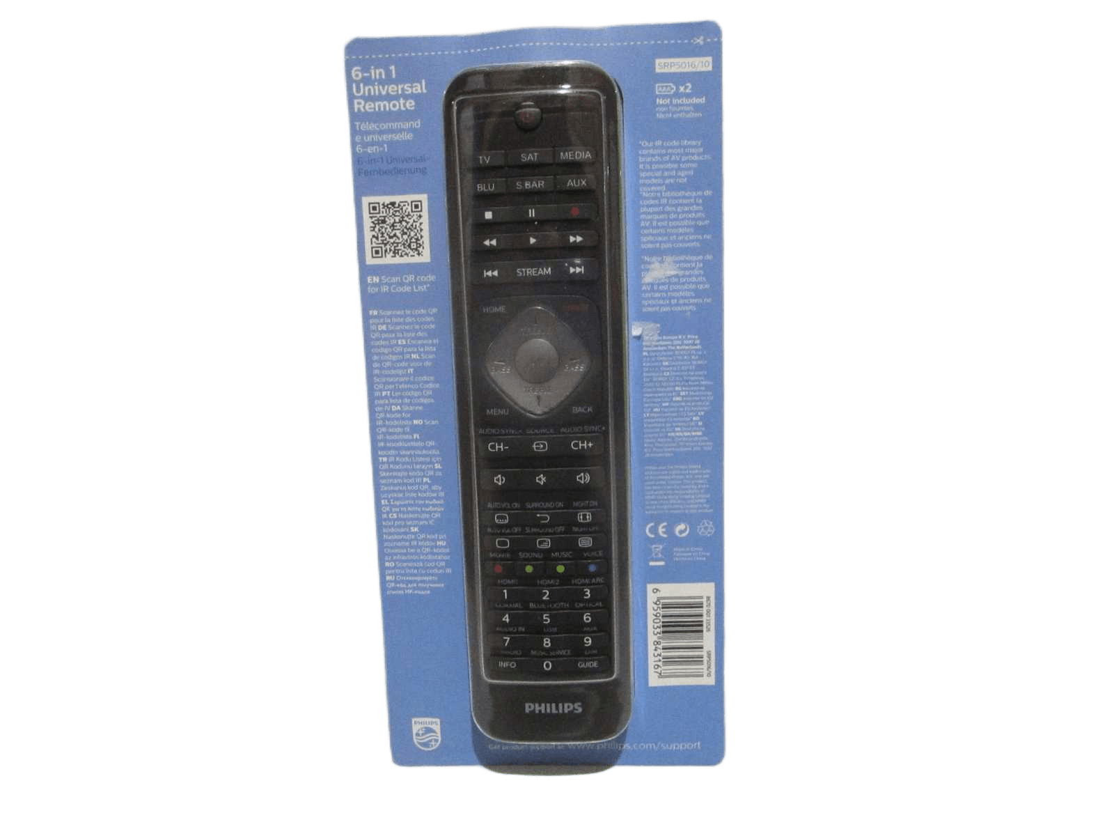 Remote Control Srp5016/10 6 In1