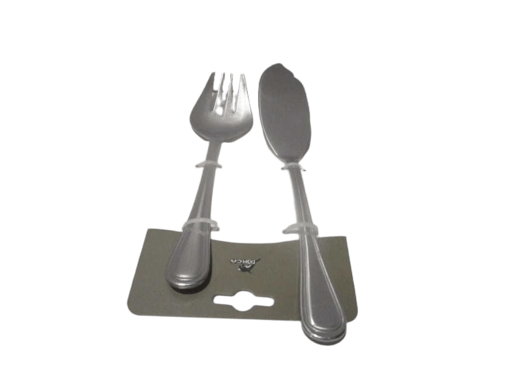 Serving Fish Set 3mm 140 Gr 18/0 Handtag Packing Mirror Polished 240