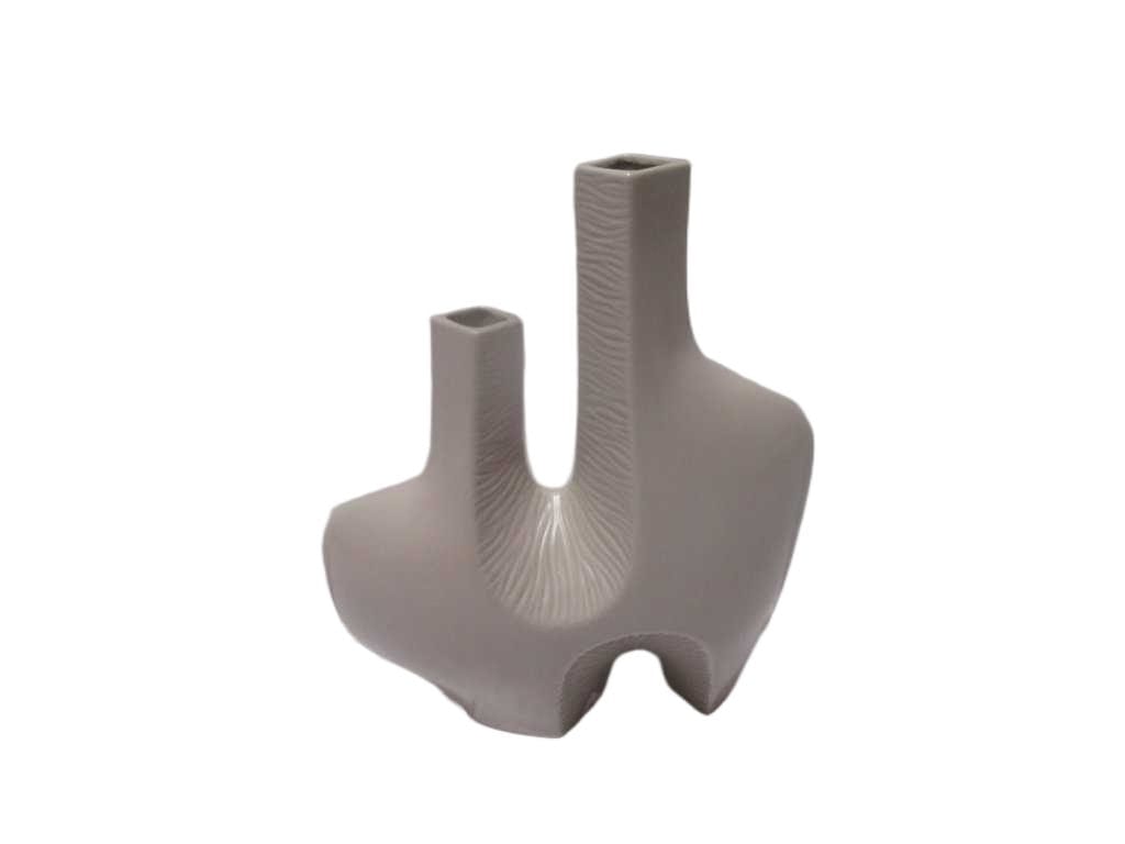 Vase Ceramic - Change All In Taupe Matt