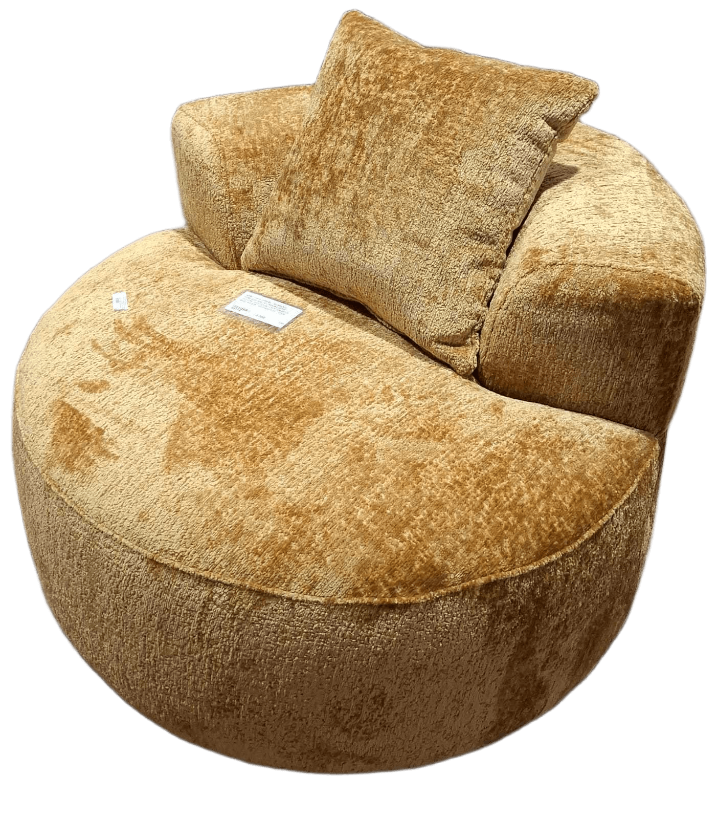Arm Chair Swivel Incagold Armless Swivel Round With 1 Pillow 102x102x90 Cat5 G0602110