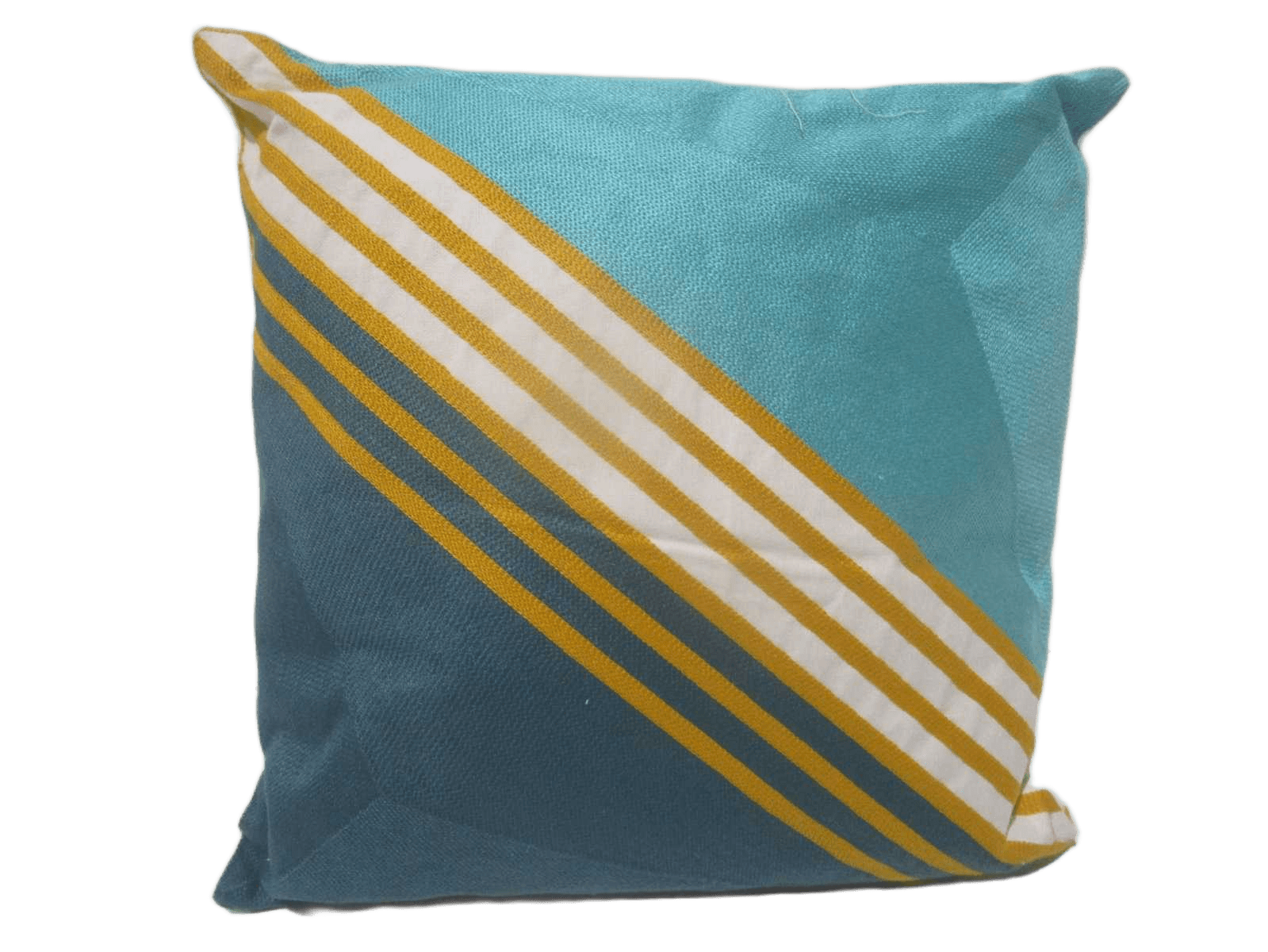 Cushion Yellow Line+green Design 45x45 Cover: Canvas Inner:polyester 400g Packing:vacunnm Bag