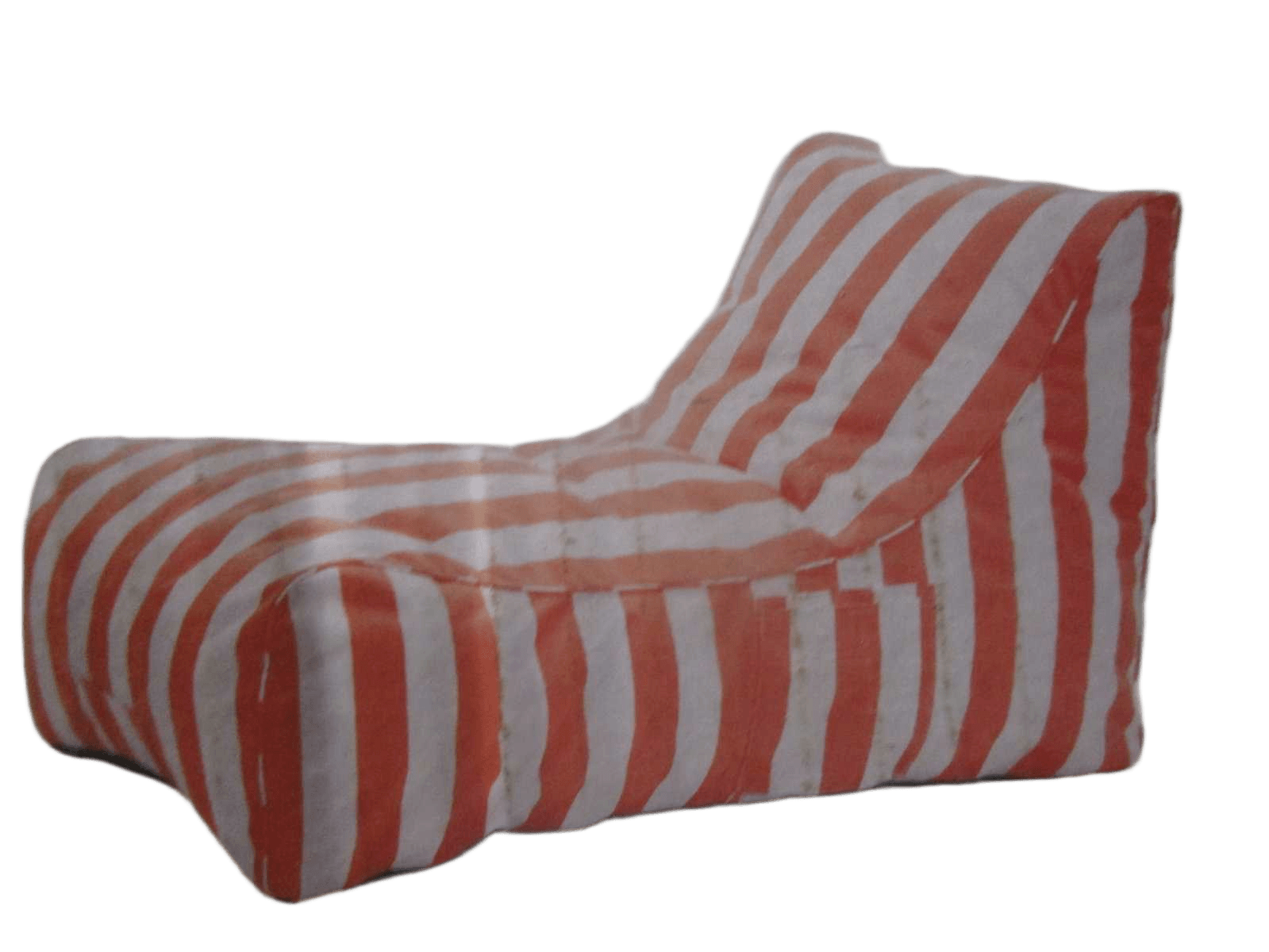 Chair Single S3- Orange+ White 600d Xoford Nylon, Shreded Form 110x67x65