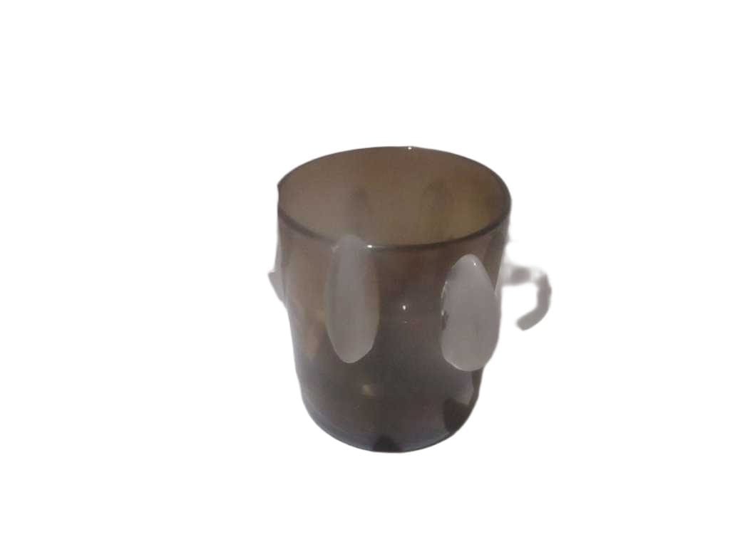 Vase Handmade With Small Trasparency Half Circle ' '250x240