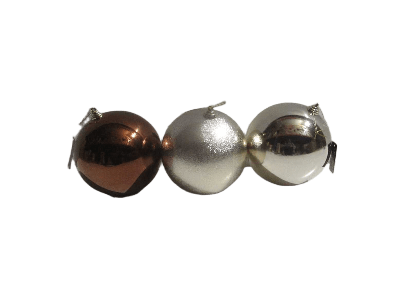 Ball Xmas 180mm Amber 3ass