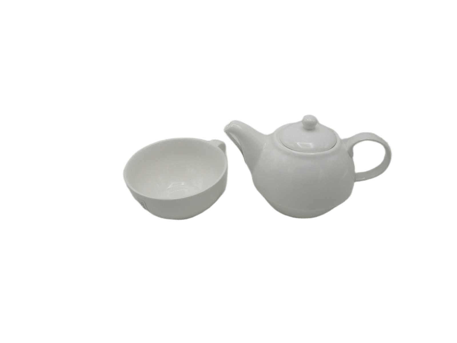 Teapot Set For 510ml With Cup 320ml W Plate 17.5x11.2x11.4, 13.5x11x6, D:16.5x2.2