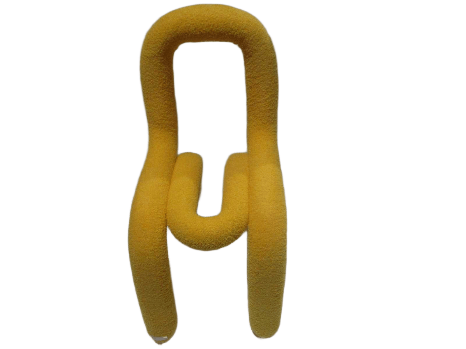 Chair Tissue Boucler Yellow 11 34x49x73