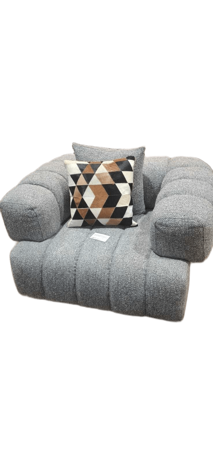Sofa 1 Searter Grey Nh30173-8 W 1 Cushion Moq:22set 126x106x69