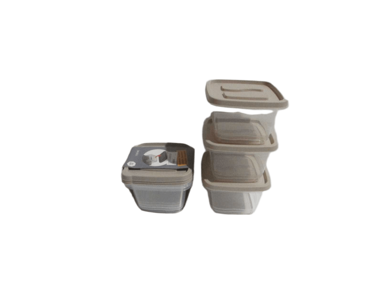Storage Cans Liberty Square X3pcs 1.35l Dune