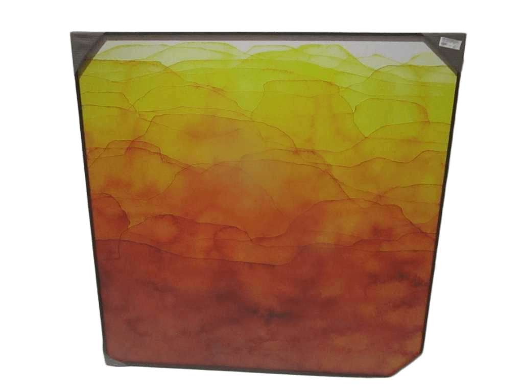 Painting 3d-Print Alu Frame+veneer W/O White Edge 100*100