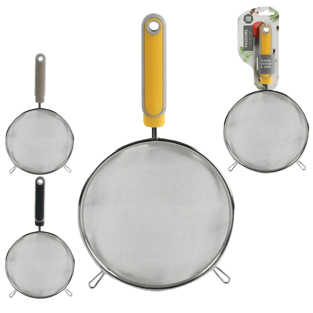 Colander Liberty Cook In Premium Diam 18cm 3 Colors Gray / Taupe / Mustard