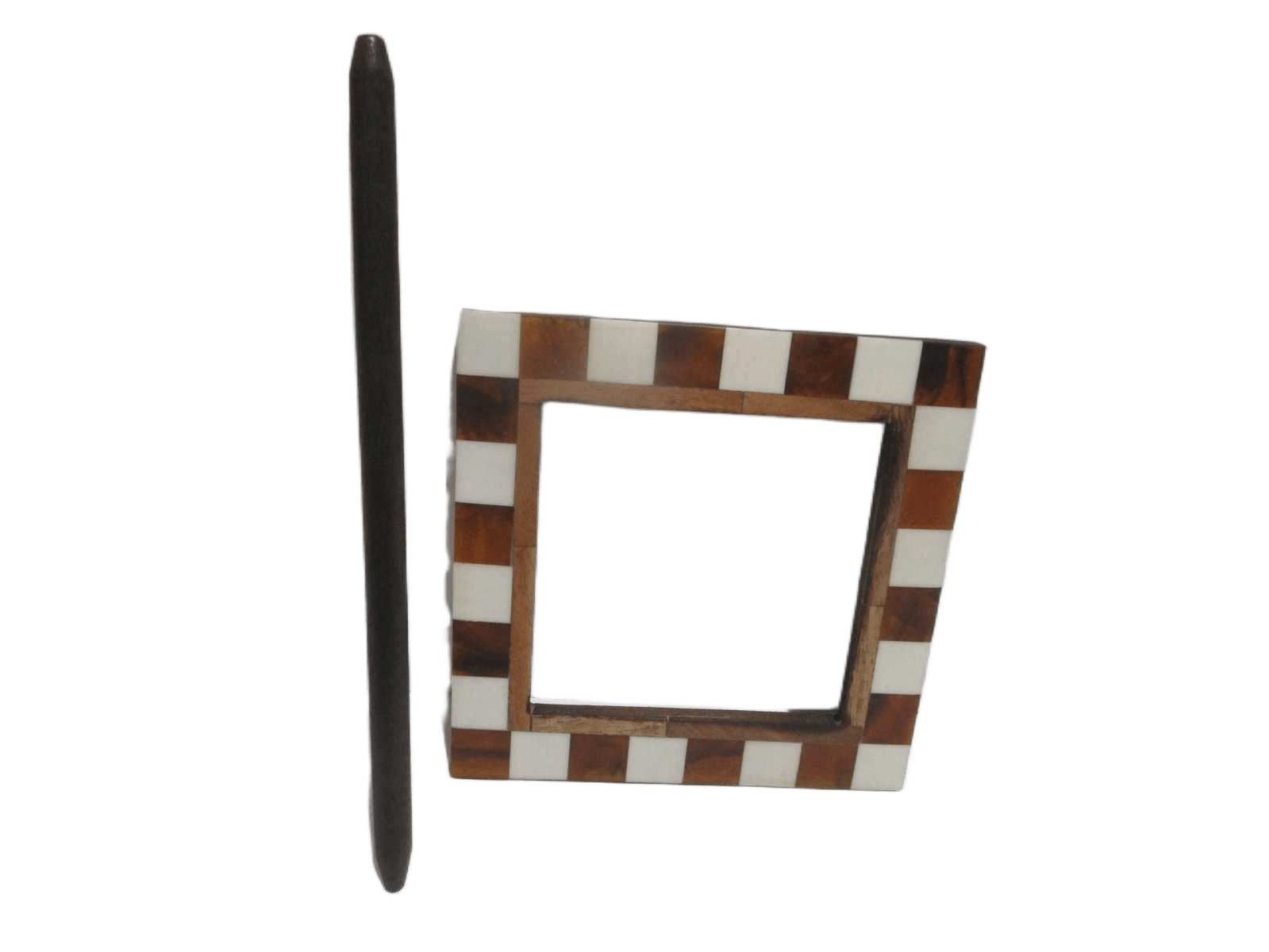 Wooden&resin Square Embrasse Each Pc In Pvc And Headed 1cl=