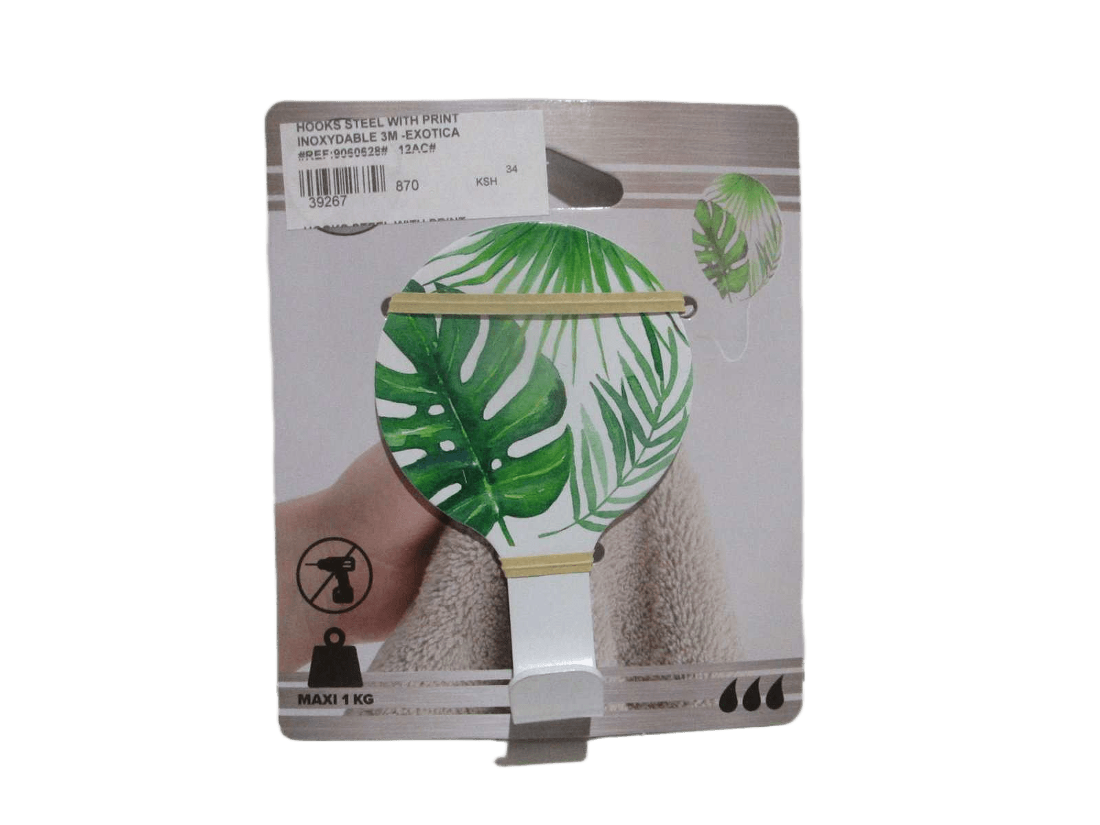 Hooks Steel With Print Inoxydable 3m -Exotica