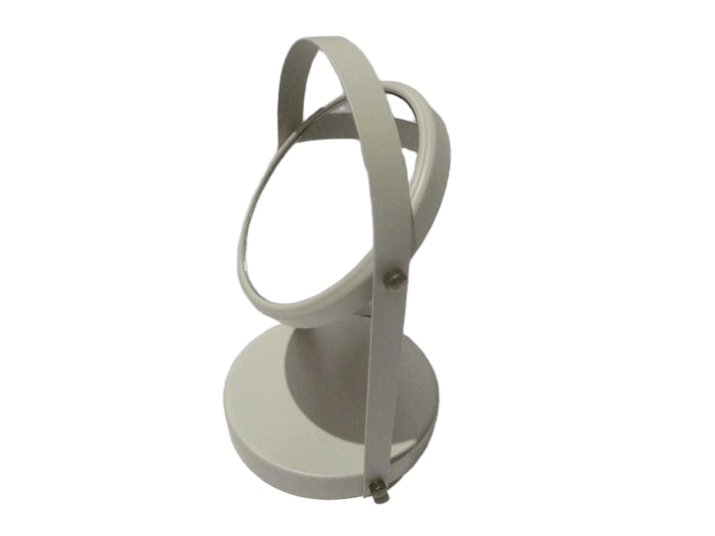 Mirror Ivory Round Pivot Duo