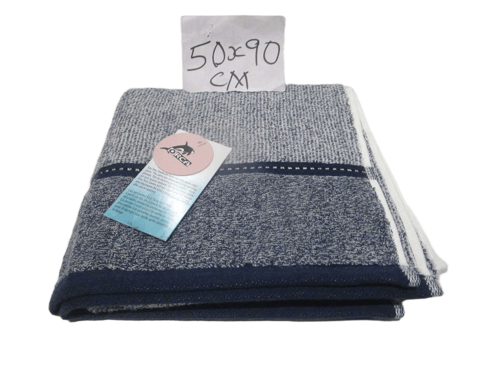 Towel Ecoterry - Yarn Dyed Mingle Yarn (Melange 2 Fils De 2 Couleurs) - Duble Ply 2/20 - 550 Gsm - Combed Yarn