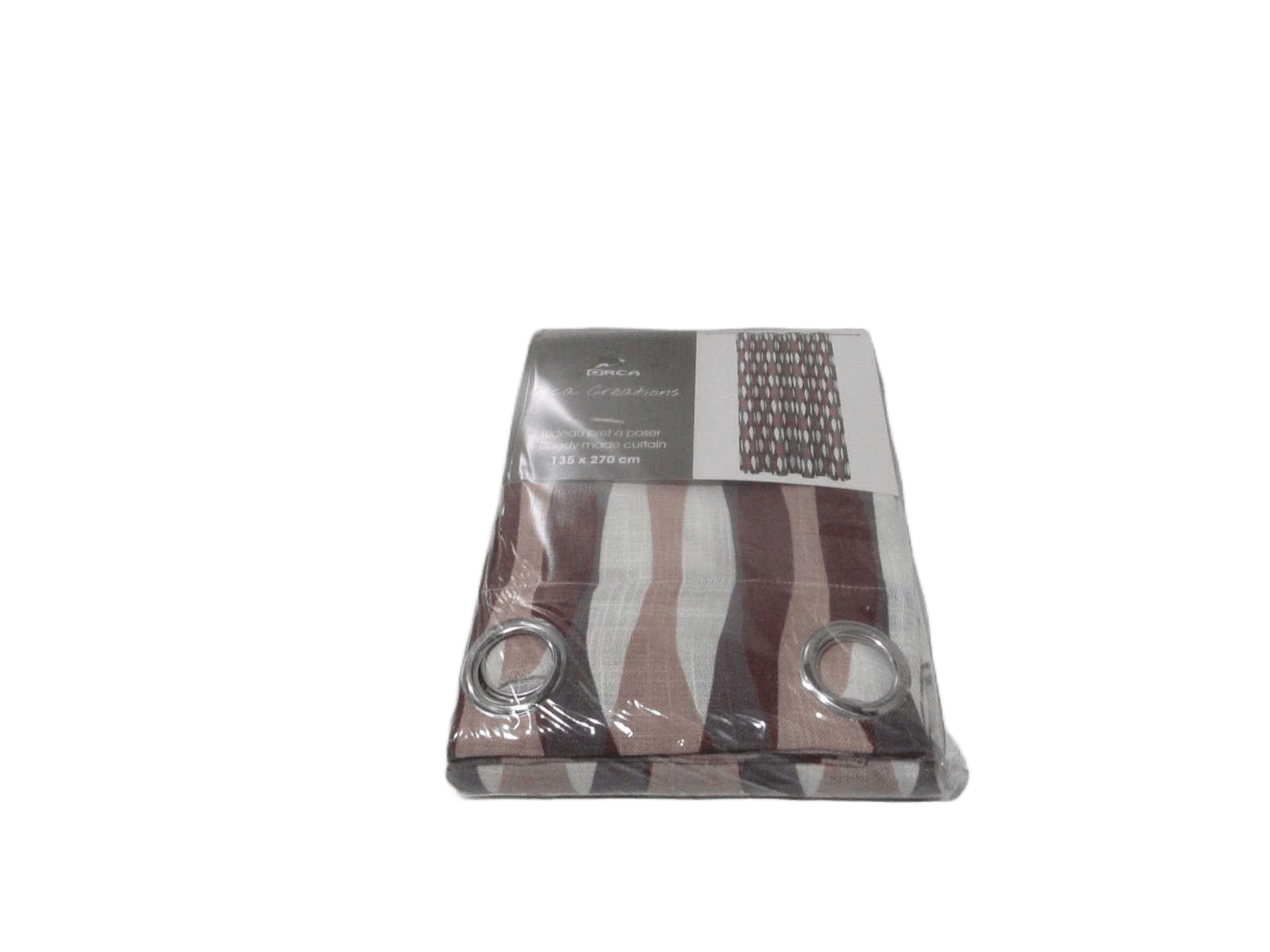 Curtain Eagle 140x270 Cm 8 Rings 100% Polyester 170 Gsm