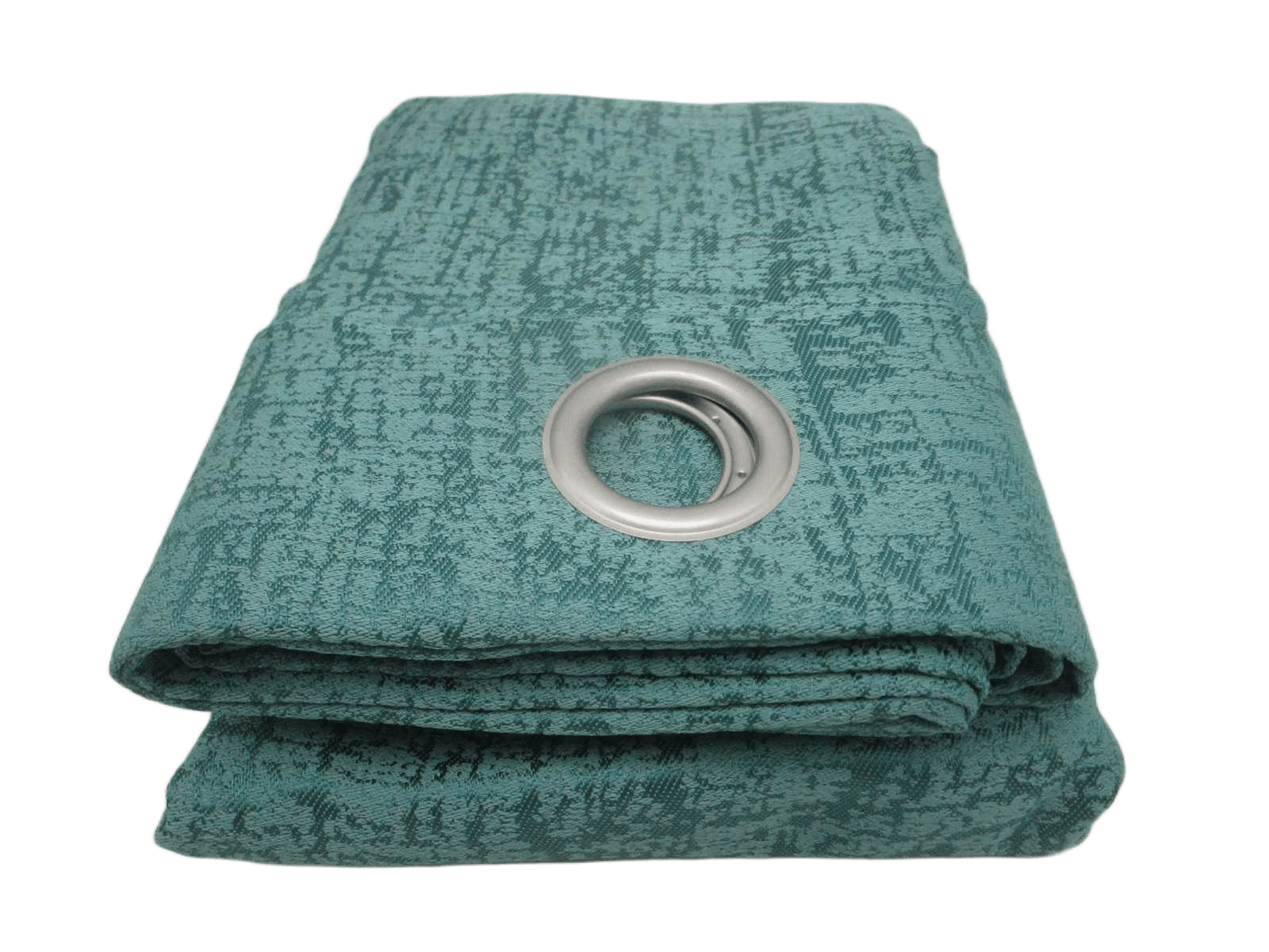 Curtain Green 140x270 Cm 8 Rings 100% Polyester 334 Gsm Packing With Hanger