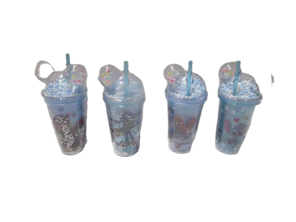 Cup With Foam Ball In The Cover Double Wall Ps Packing White Box Spiderman Paw Dog Boy Stich Boy Sonic Ass 450ml
