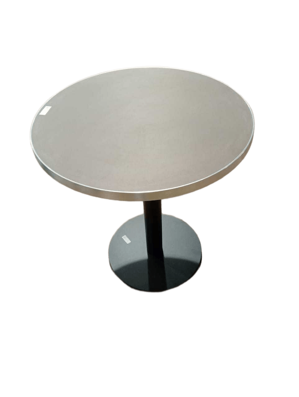 Round Table Sintered Stone 12mm W Alu Edge 3cm Steel Base Dia 45cm, Anti-Uv
