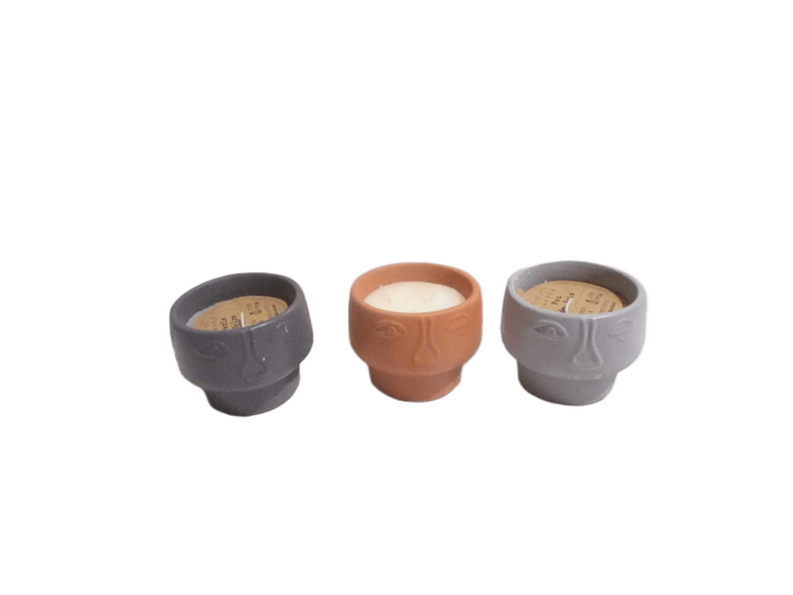 Scented Candle Muse 3 Assorted Colors Diam 11cm X H9cm