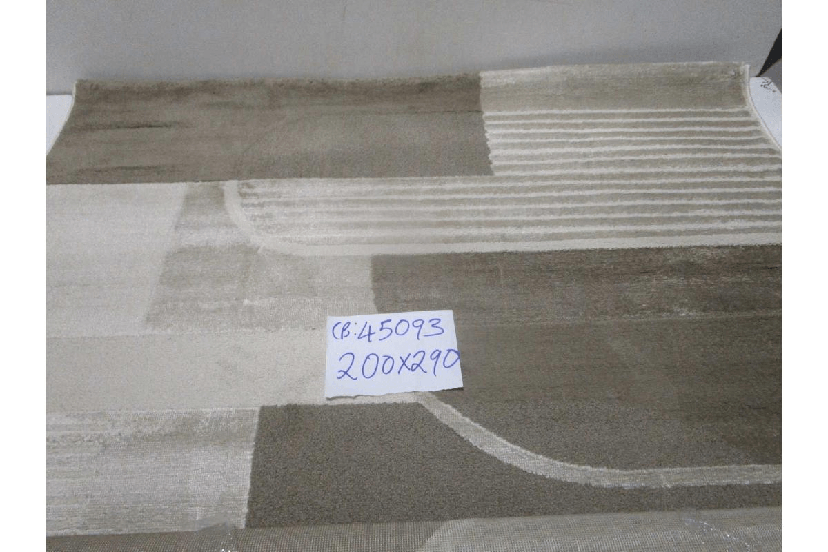 Carpet Cream Modda (D001) Headset + Polyester 224.000 Pts/M2 Pile Hight : 12 Mm 2000gsm Pp Polyster 200x290 Cm