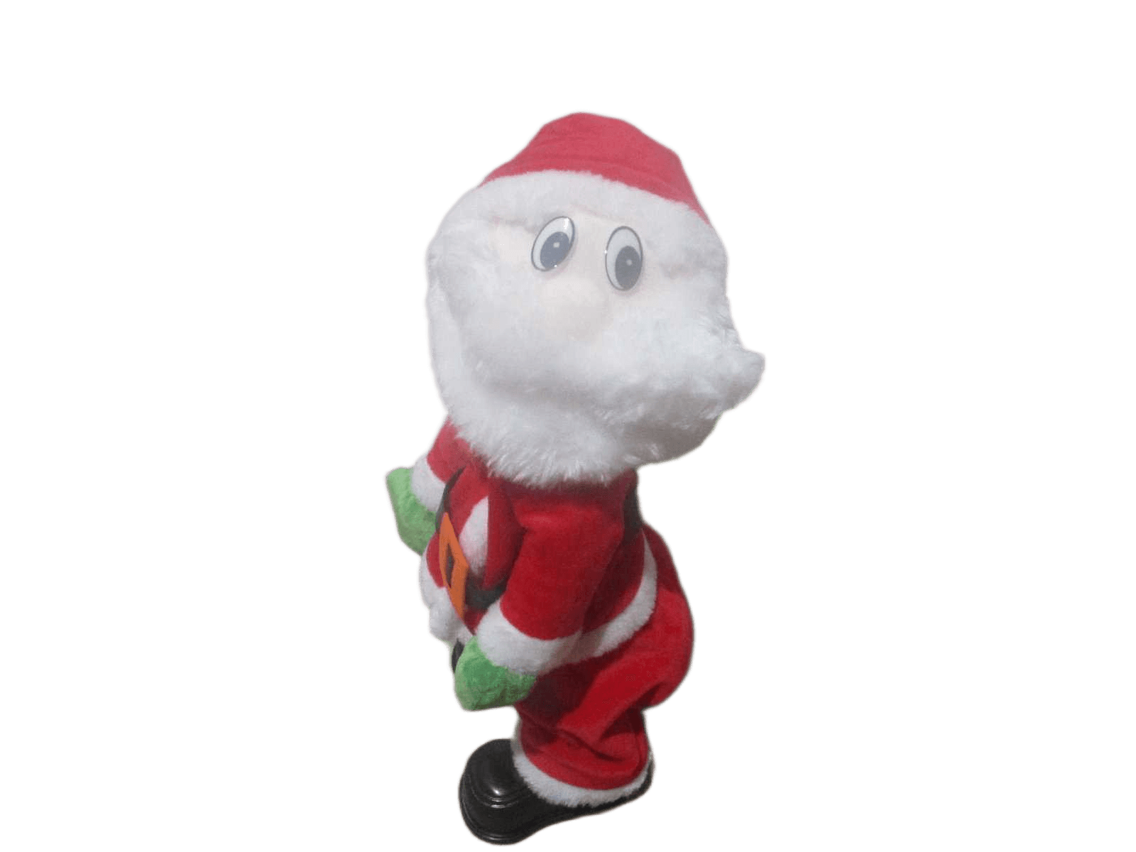 Christmas Man Twist Bottom Pvc+velvet Color Box Red 33cm
