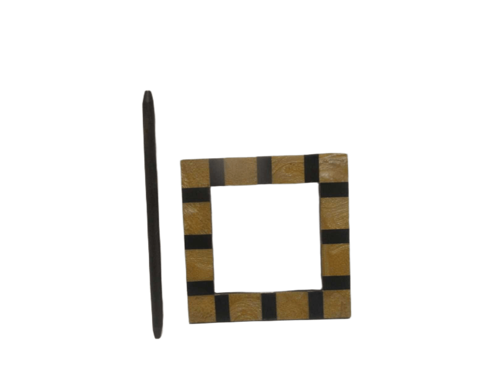 Wooden&resin Square Embrasse Each Pc In Pvc And Headed 1cl=