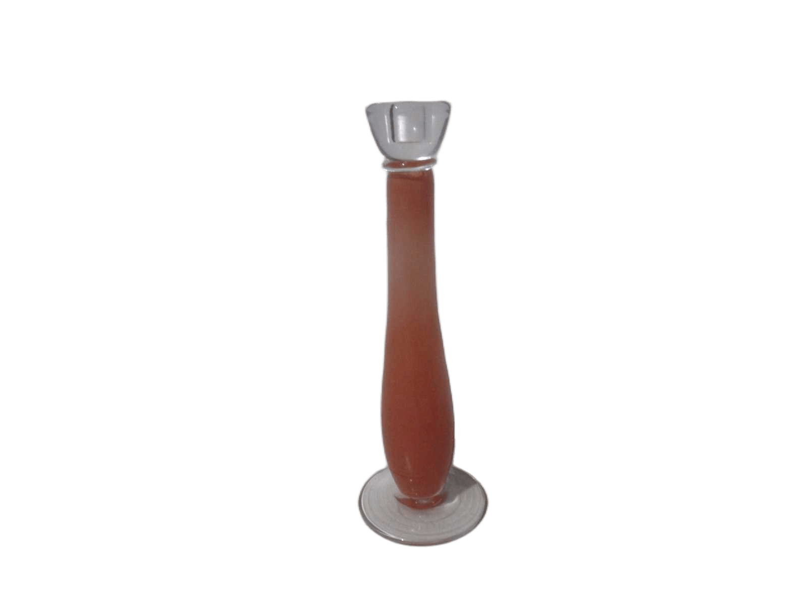 Candlestrick Handmade Large Glass Packing:brown Boxorange33x10