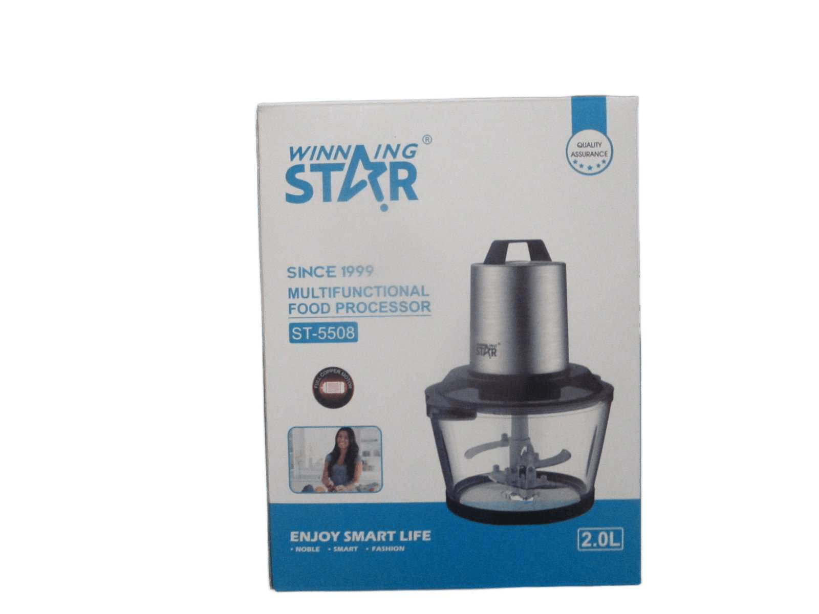 Multifunctional Electric Food Processor Voltage: Ac220-240v,50/60hz Output:250w Copper Motor:5425 Capacity:2l 304 Steel +abs+glass Bowl Size:22.4*11.5*25.5cm As Photo Size:22.4*11.5*25.5cm
