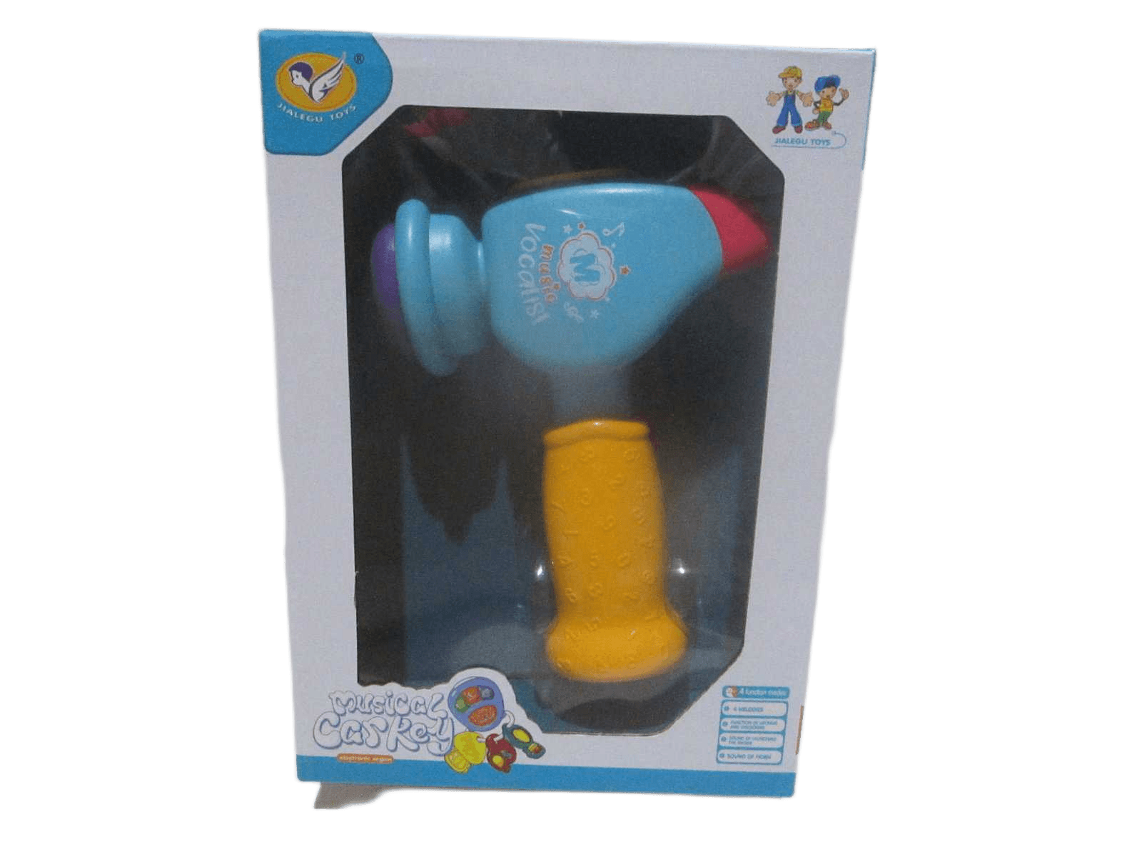 Musical Hammer Music.light Abs Need 2x1.5v Aaa Batteries Window Box Blue Yellow Ass 21.5x15.5x6.5