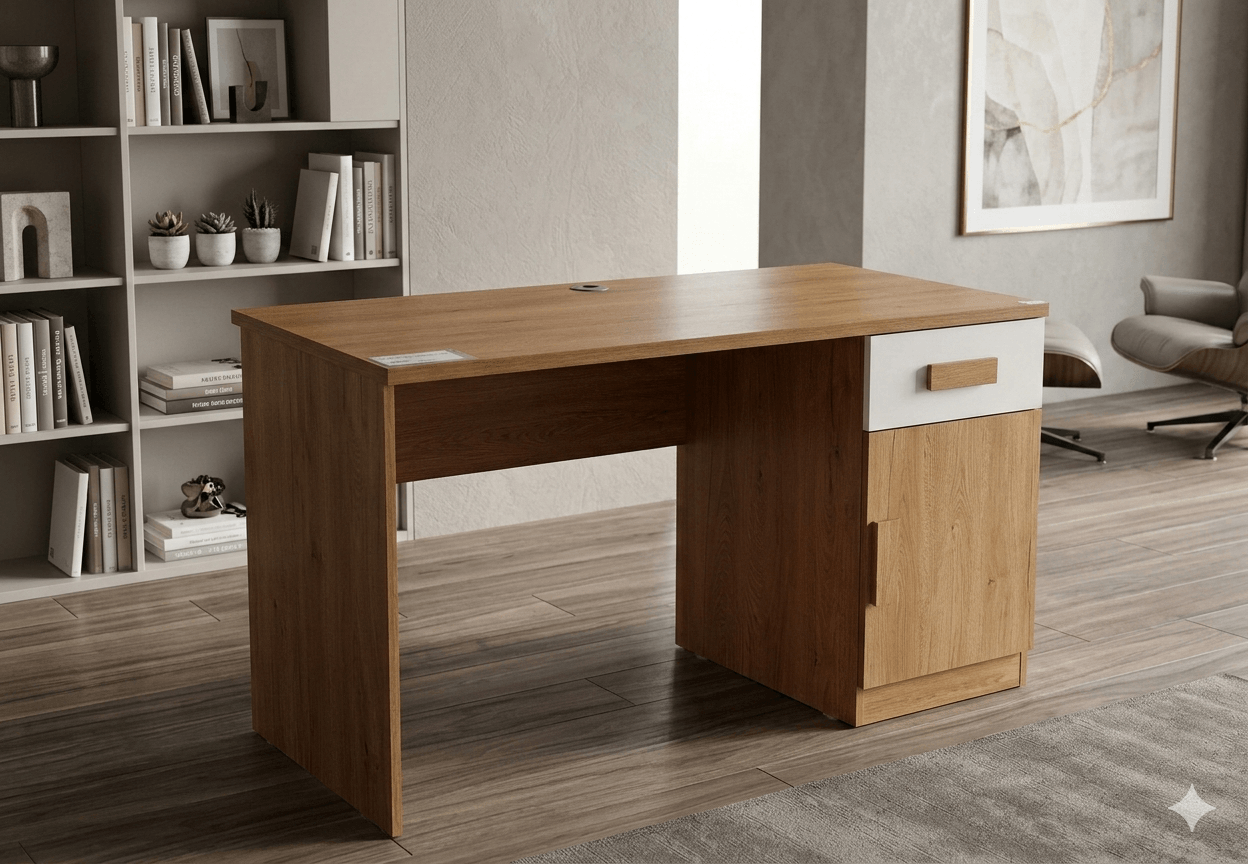 Study Desk Mdf+melamine, Legs 120*56*75