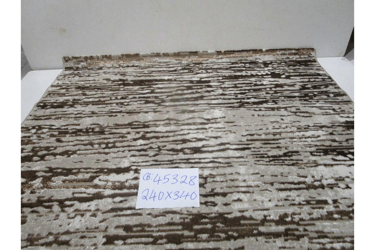 Carpet Brown 24261 256.000 Points 10mm Pile Height 1,600gr/Sqm Pp Heatset (1900dtex) + Shrink + Flosh 240x340 Cm