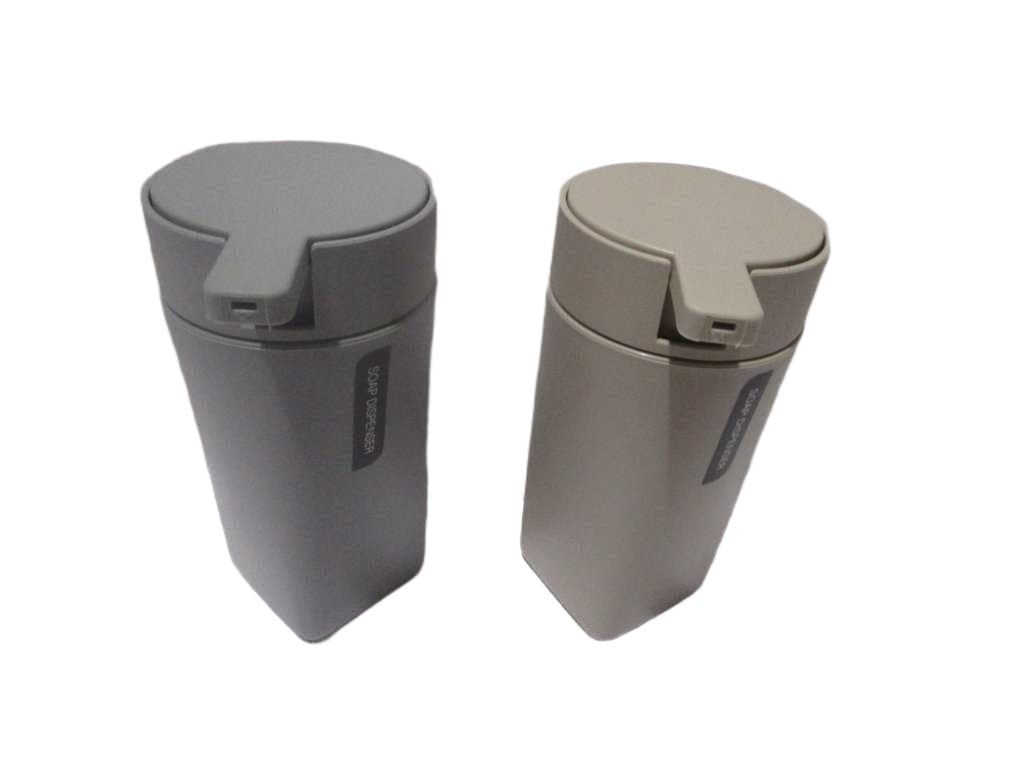 Soap Dispenser Grey/Taupe Ass 7.3x14.4